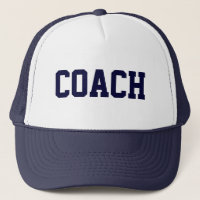 Chapeau de camion de l'entraîneur {Navy Blue}