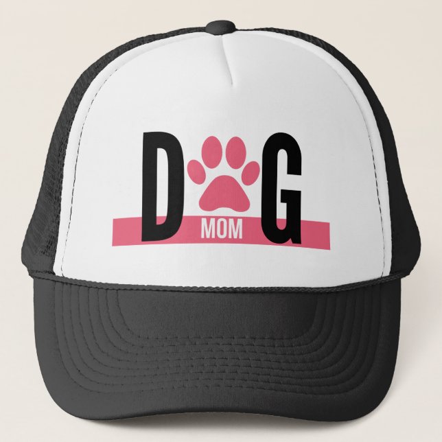 Casquette Chapeau de camion de maman chien (Devant)