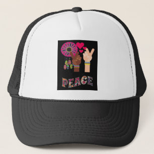 Casquette Chapeau de camion de paix