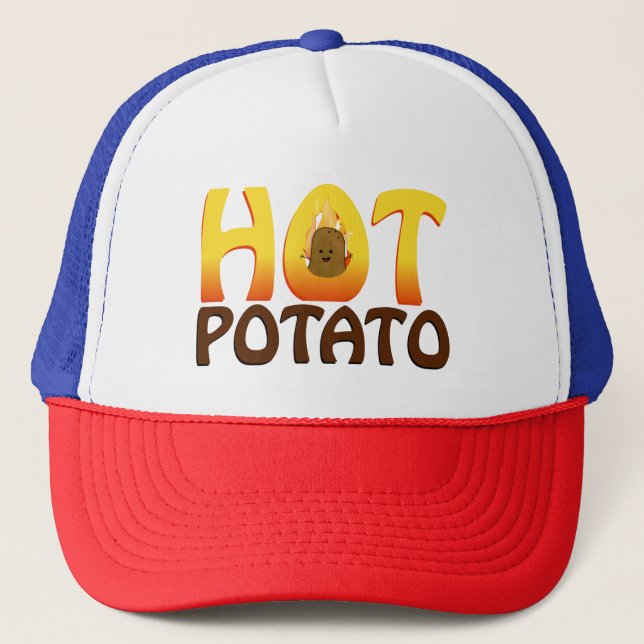 Casquette Chapeau de camion de pomme de terre chaude (Devant)