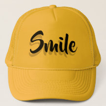 Chapeau de camion de sourire