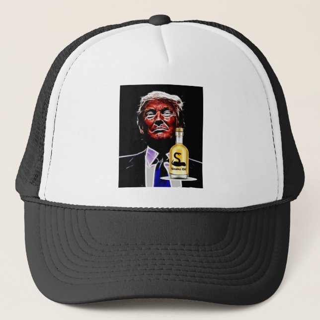 Casquette Chapeau de camion de vendeur d'huile de serpent (Devant)