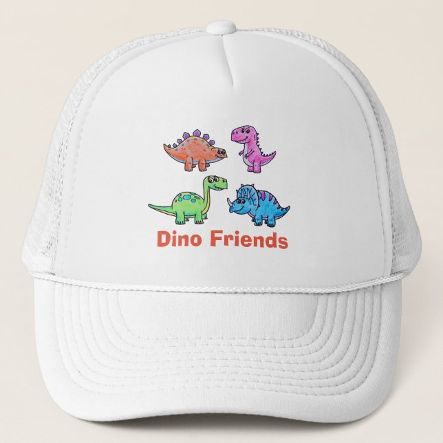 Casquette Chapeau de camion Dino Friends (Devant)