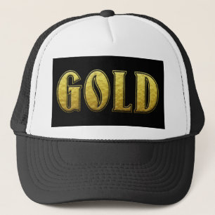 Casquette Chapeau de camion d'or