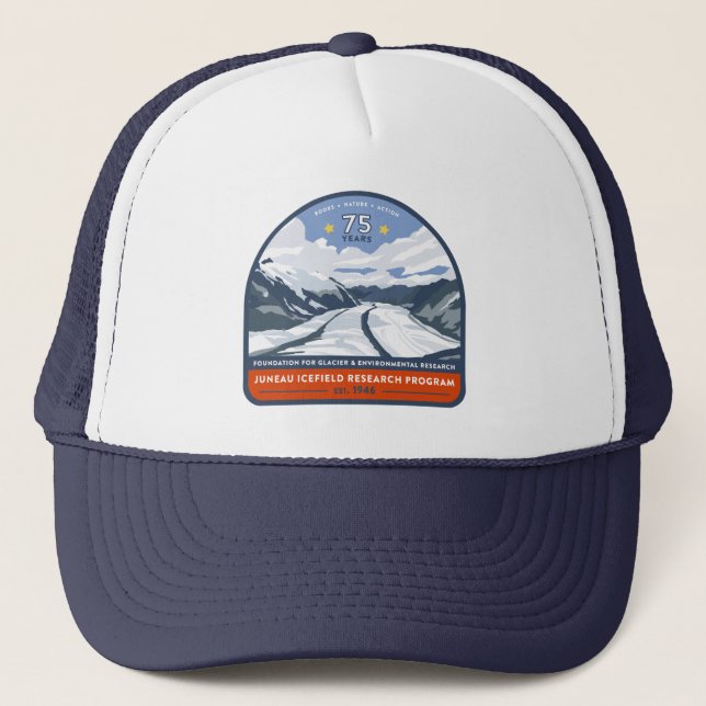 Casquette Chapeau de camion du 75e anniversaire (Gilkey) (Devant)