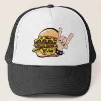 Chapeau de camion en métal Burger
