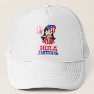 Casquette Chapeau de camion Hula Americana