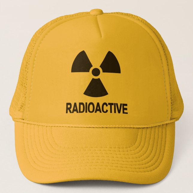 Casquette Chapeau de camion jaune radioactif (Devant)
