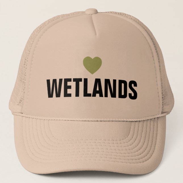 Casquette Chapeau de camion Love Wetlands™ (Devant)