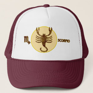Casquette Chapeau de camion moderne brodé Scorpio Topaz
