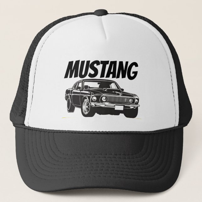 Casquette Chapeau de camion Mustang (Devant)
