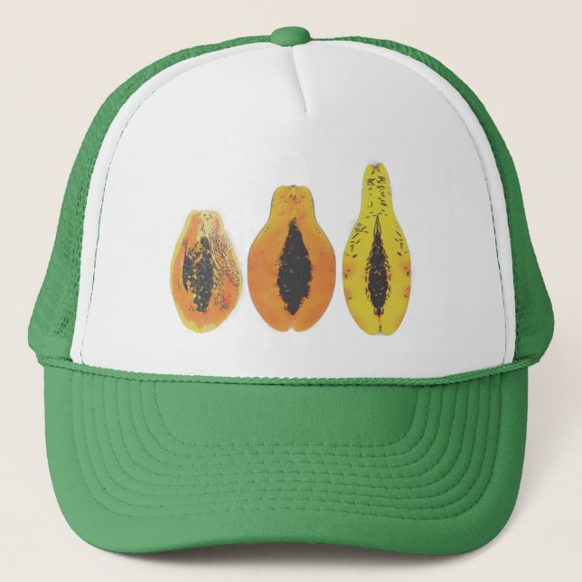 Casquette Chapeau de camion PAPAYA (Devant)