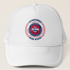 Casquette Chapeau de camion patriotique Circulaire Tennessee