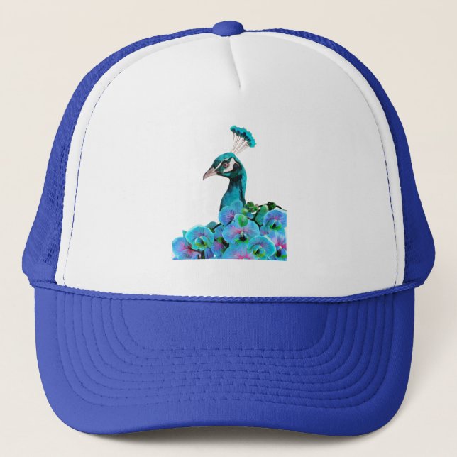 Casquette Chapeau de camion Peacock (Devant)