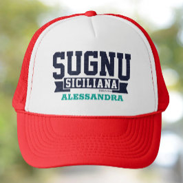 Casquette Chapeau de camion personnalisé Sugnu Siciliana