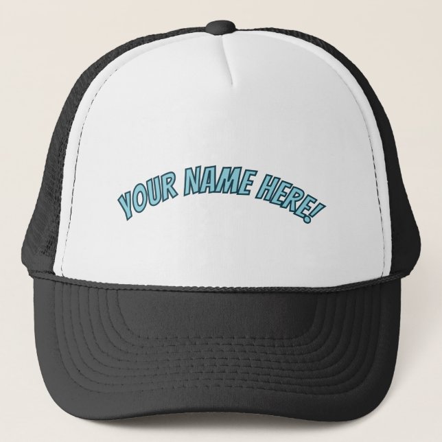 Casquette Chapeau de camion personnalisé "Votre nom ici" - P (Devant)
