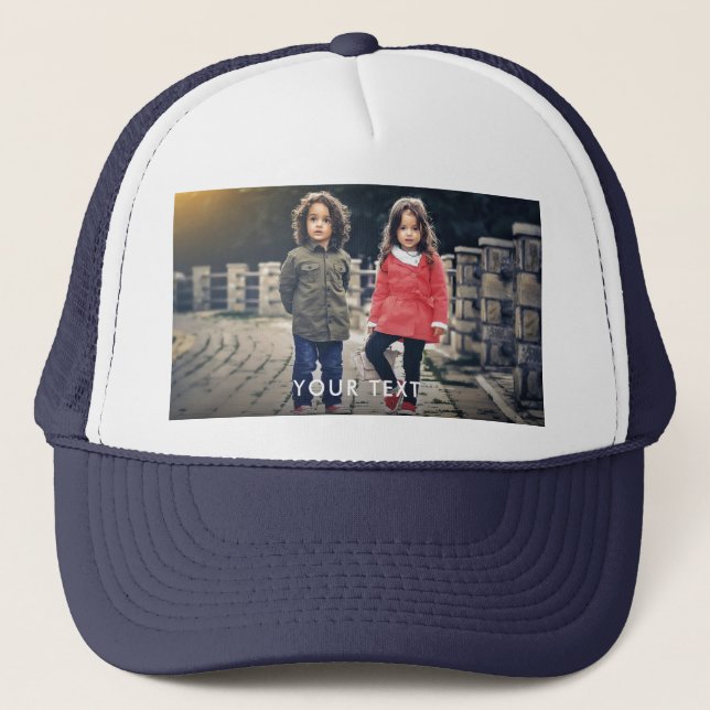 Casquette Chapeau de camion photo personnalisé (Devant)