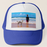 Chapeau de camion photo personnalisé avec votre co