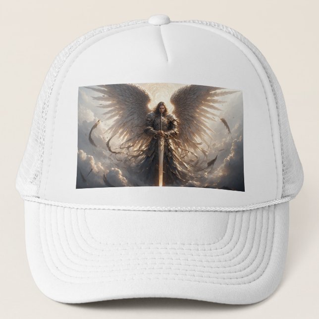 Casquette Chapeau de camion puissant St Michael l'Archangel (Devant)