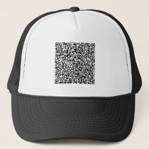 Casquette Chapeau de camion QR Code - Moderne Personnalisé