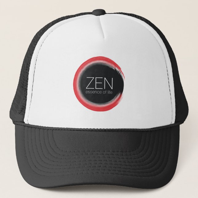 Casquette Chapeau de camion Red Zen (Devant)