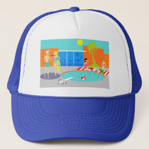 Casquette Chapeau de camion Retro Pool Party