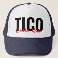 Chapeau de camion rose Tico Costa Rica