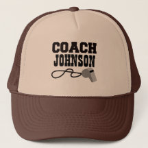 Chapeau de camion sifflet d'entraîneur personnalis