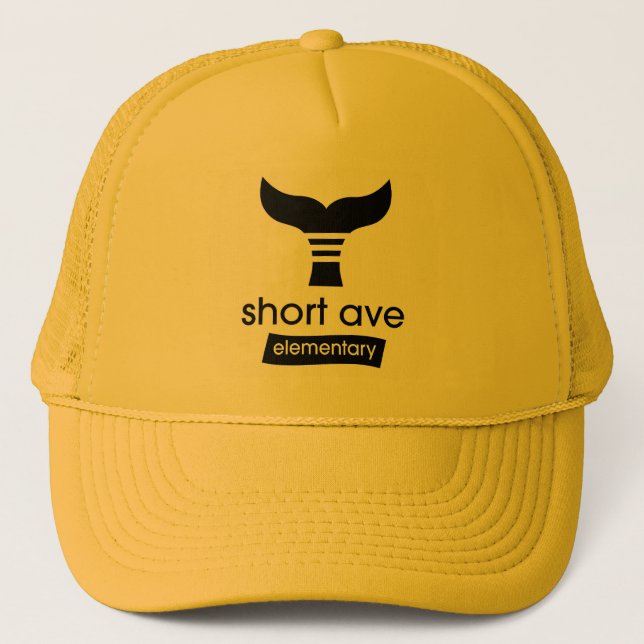 Casquette Chapeau de camion sportif jaune (Devant)