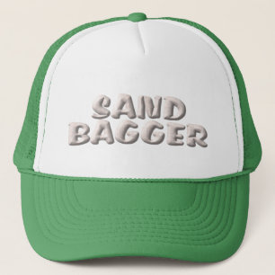 Casquette Chapeau de camion vert Sandbagger