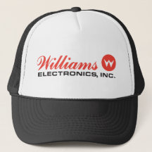 Chapeau de camion vintage Williams Electronics