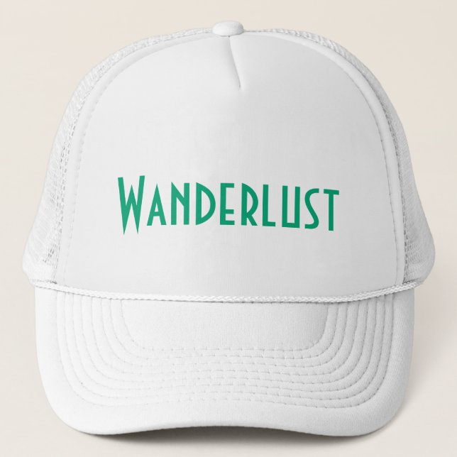 Casquette Chapeau de camion Wanderlust (Devant)