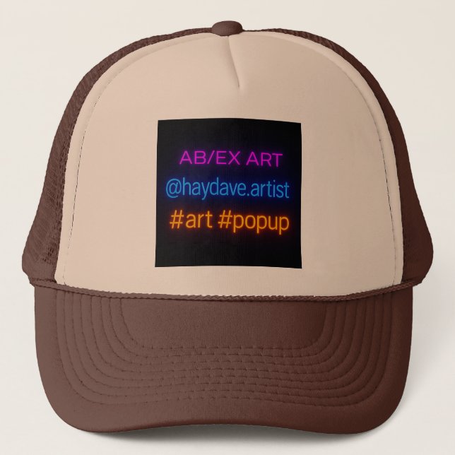 Casquette Chapeau de camionnette AB/EX Pop-Up (Devant)