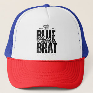 Casquette Chapeau de camionnette de porte-col bleu