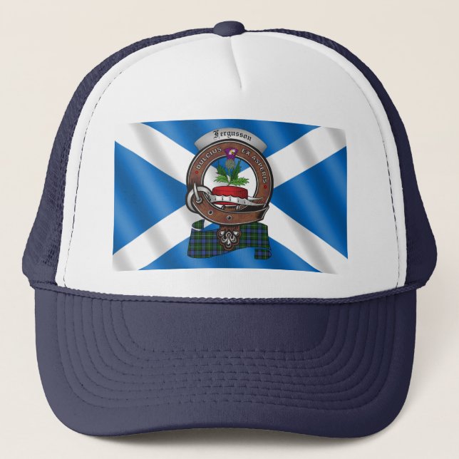 Casquette Chapeau de camionnette Fergusson Clan Badge (Devant)