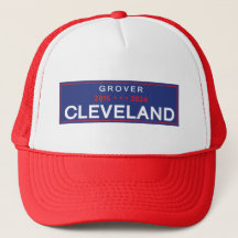 Chapeau de camionnette Grover Cleveland - rectangl