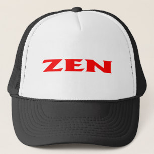 Casquette Chapeau de camionnette rouge Zen