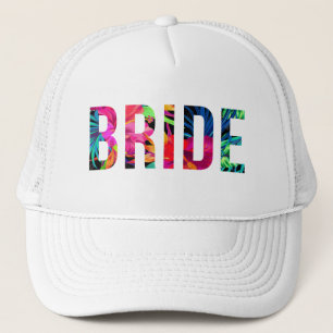 Casquette Chapeau de camionnette Tropical Hawaiian BRIDE