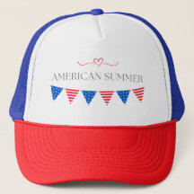 Chapeau de camionneur américain d'été