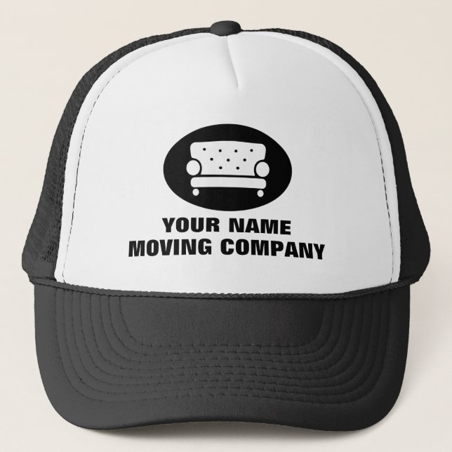 Casquette Chapeau de camionneur de compagnie mobile personna (Devant)
