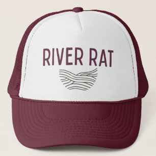 Casquette Chapeau de camionneur de rat de rivière