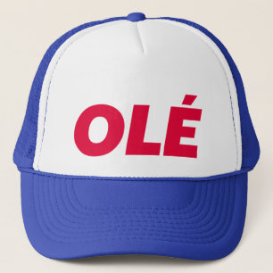 Casquette chapeau de camionneur de slogan OLE fun