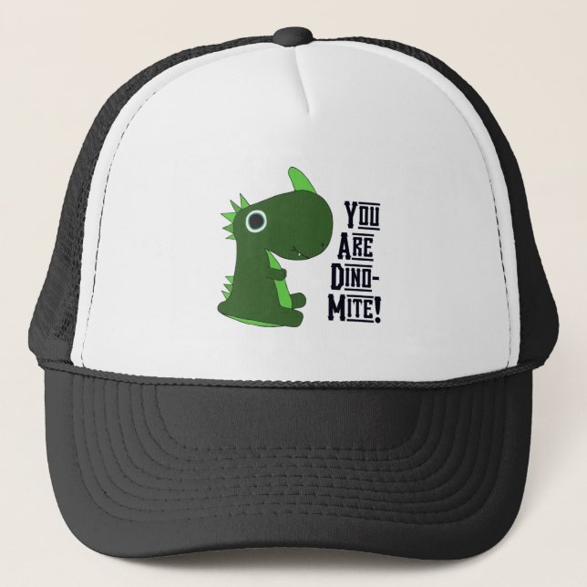 Casquette Chapeau de camionneur Dino-mite (Devant)