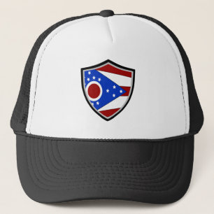Casquette Chapeau de camionneur du drapeau de l'Ohio