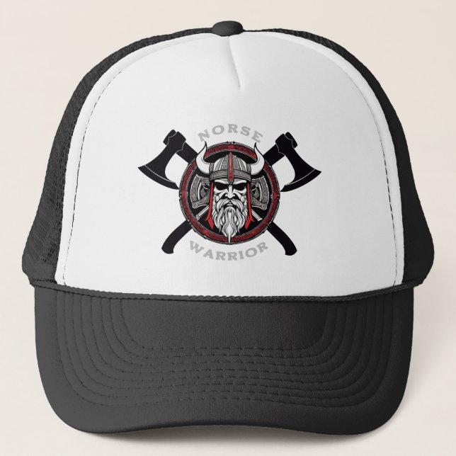 Casquette Chapeau de camionneur Norse Warrier (Devant)