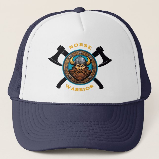 Casquette Chapeau de camionneur Norse Warrier (Devant)