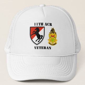 Casquette chapeau de camionneur pour un vétéran du 11e ACR