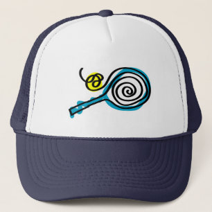 Casquette Chapeau de camionneur sportif avec design raquette