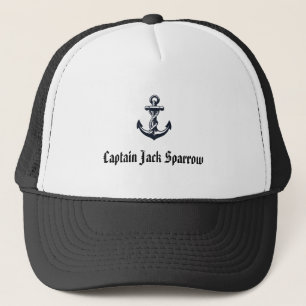 Casquette Chapeau de Capitaine Personnalisé - Ancre Nautique