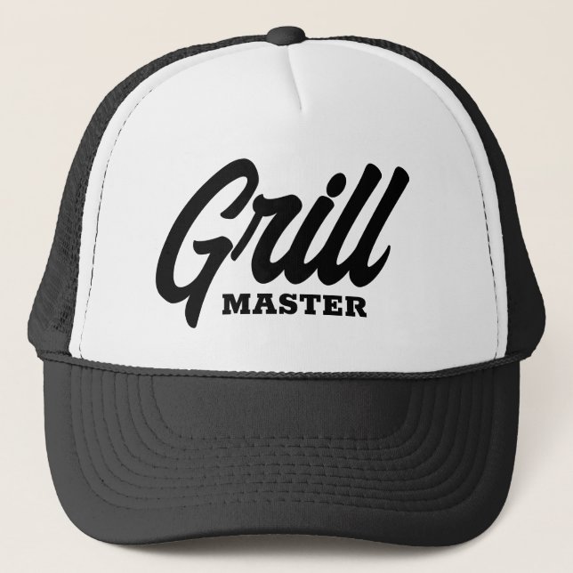 Casquette Chapeau de chauffeur Grill Master pour chef de soi (Devant)
